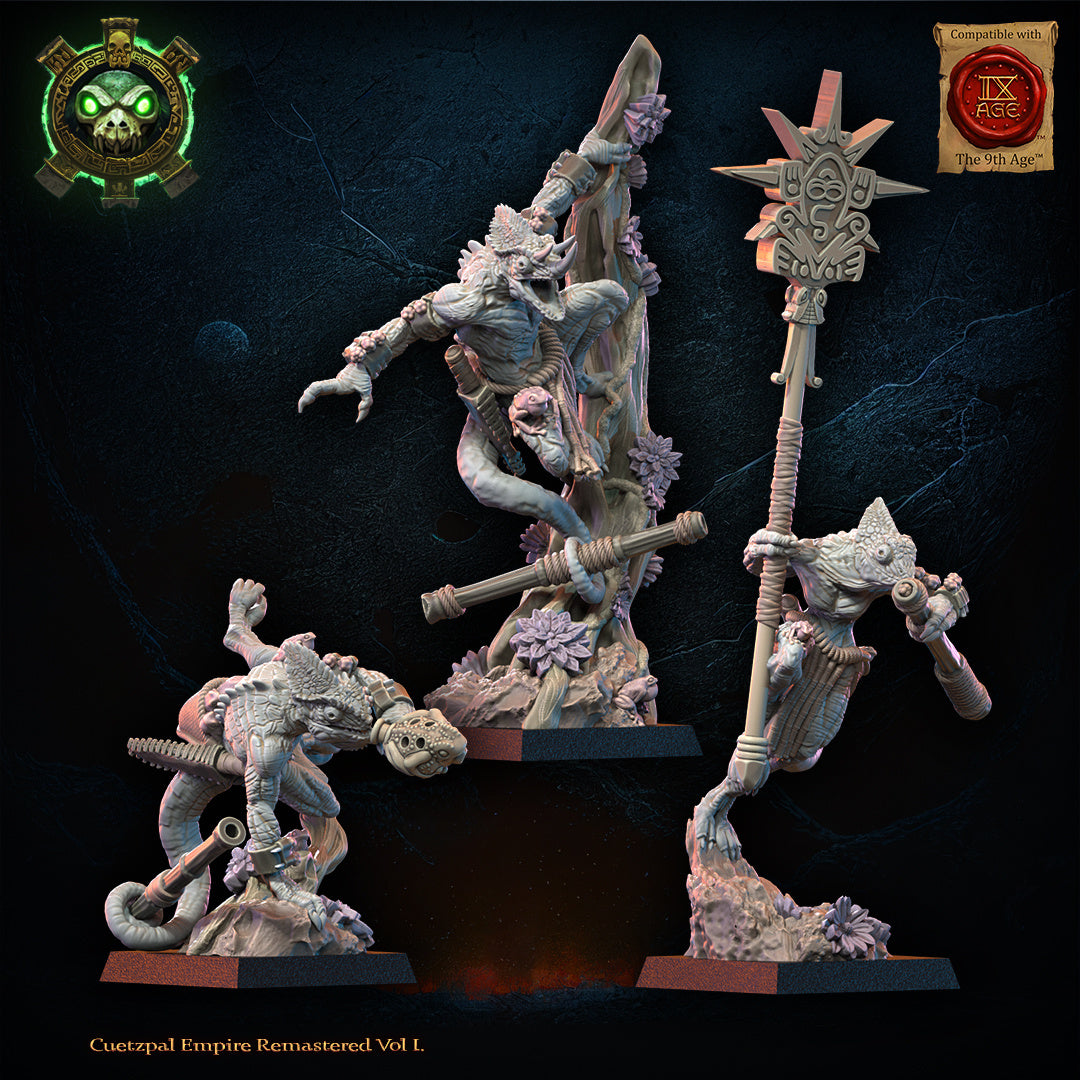 Kuaxotl Unit with blowpipes