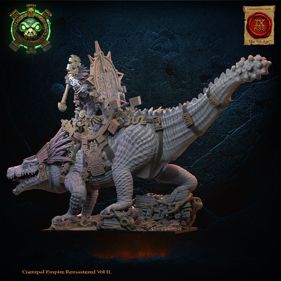 Citlallicue, Cipactli Heroine on Deinosuchus