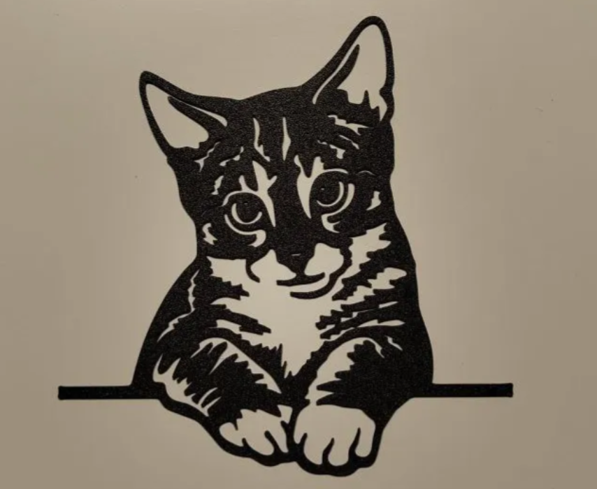 Silueta gatito