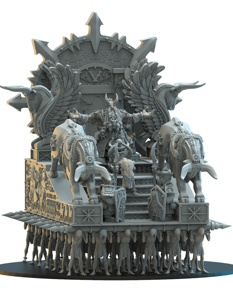 Rey assus en palanquin