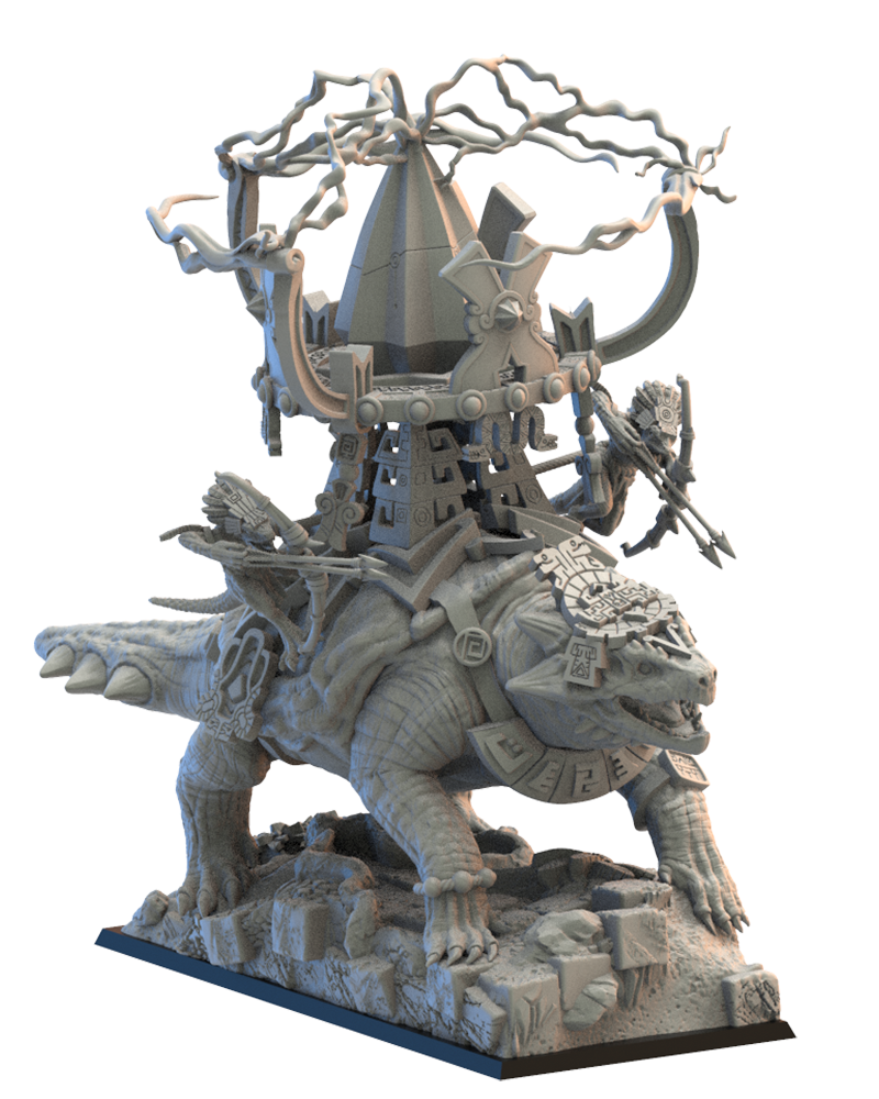 Ayokalotl with lightning engine