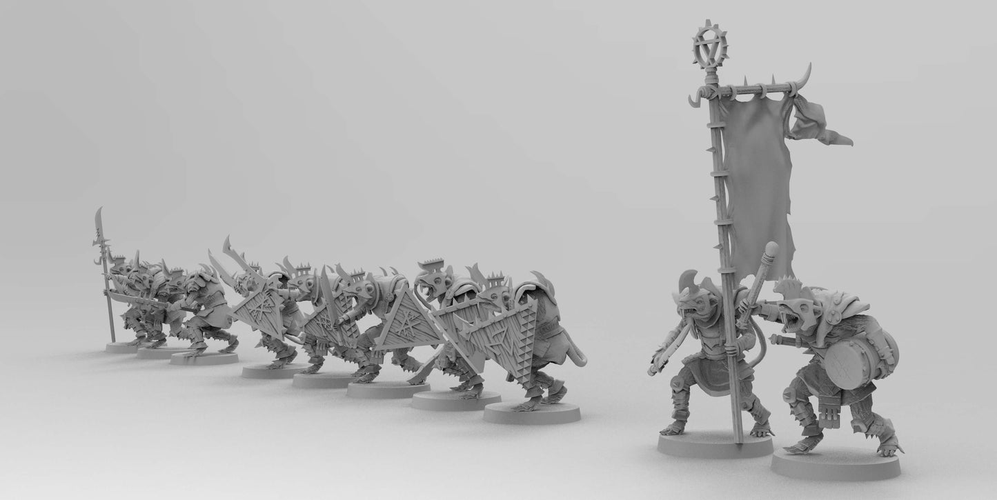 Guerreros con armadura