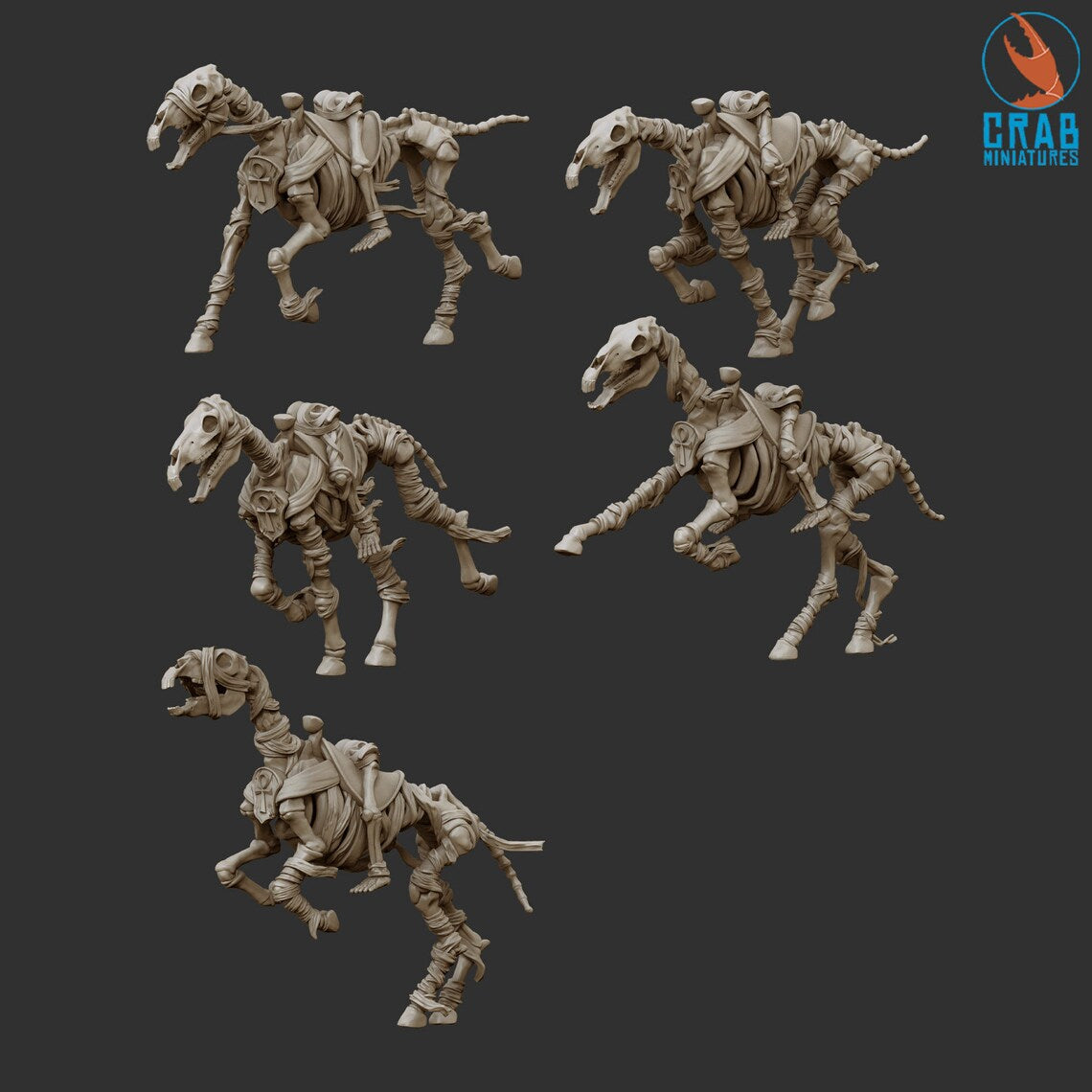 Caballeros esqueletos crab