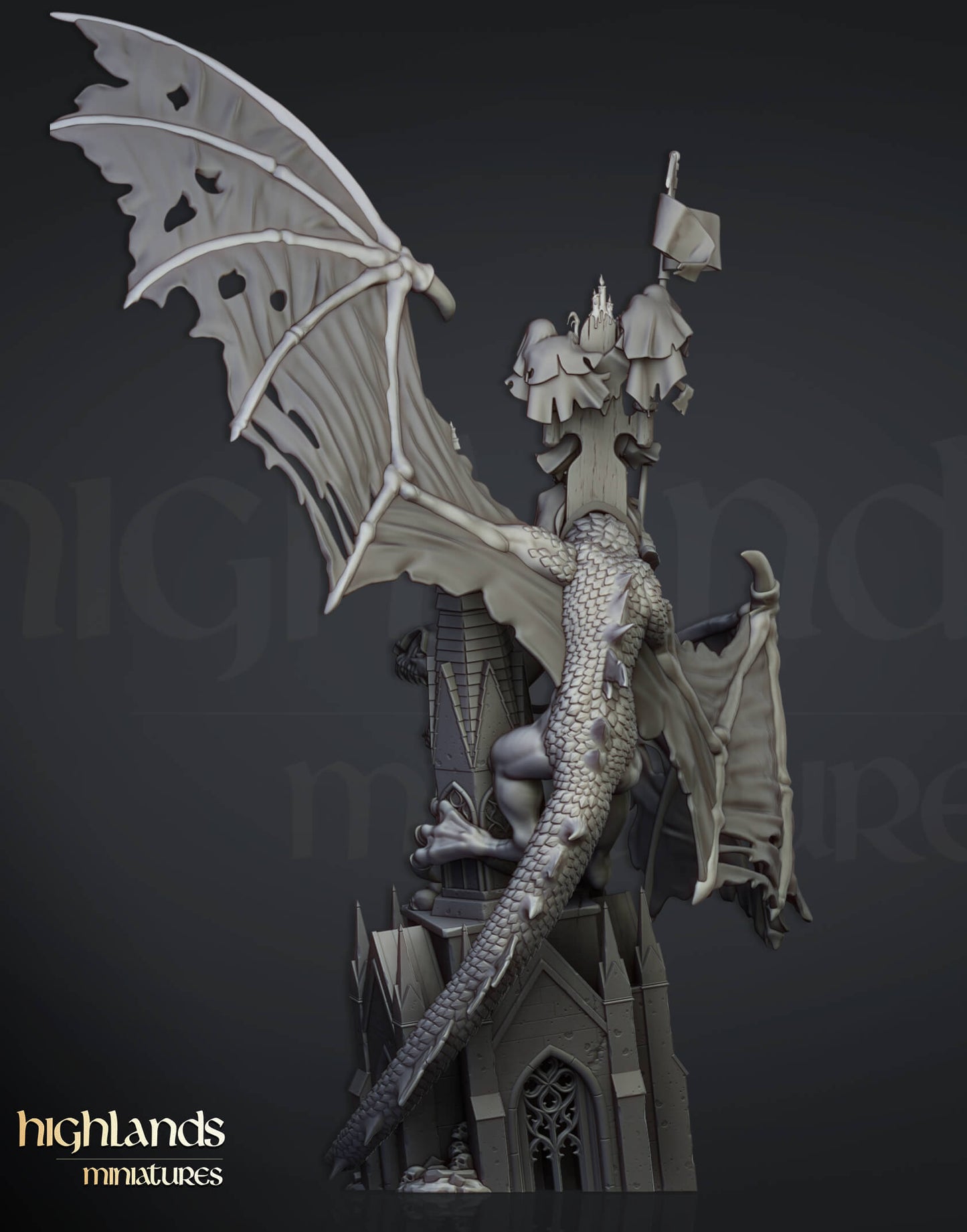 Ezekiel, Lord Necromancer on Flying Monster