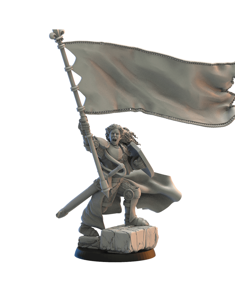 Estandarte de batalla a pie