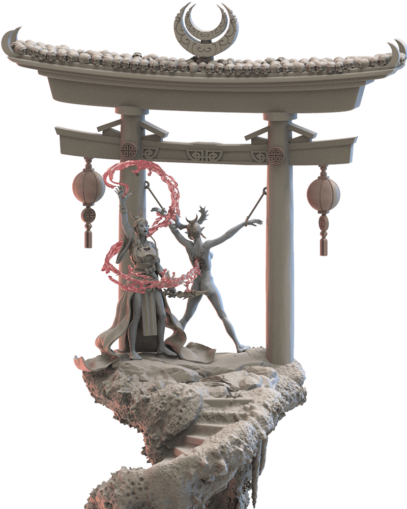 Shigeko, Miko on Sacrifice Stone