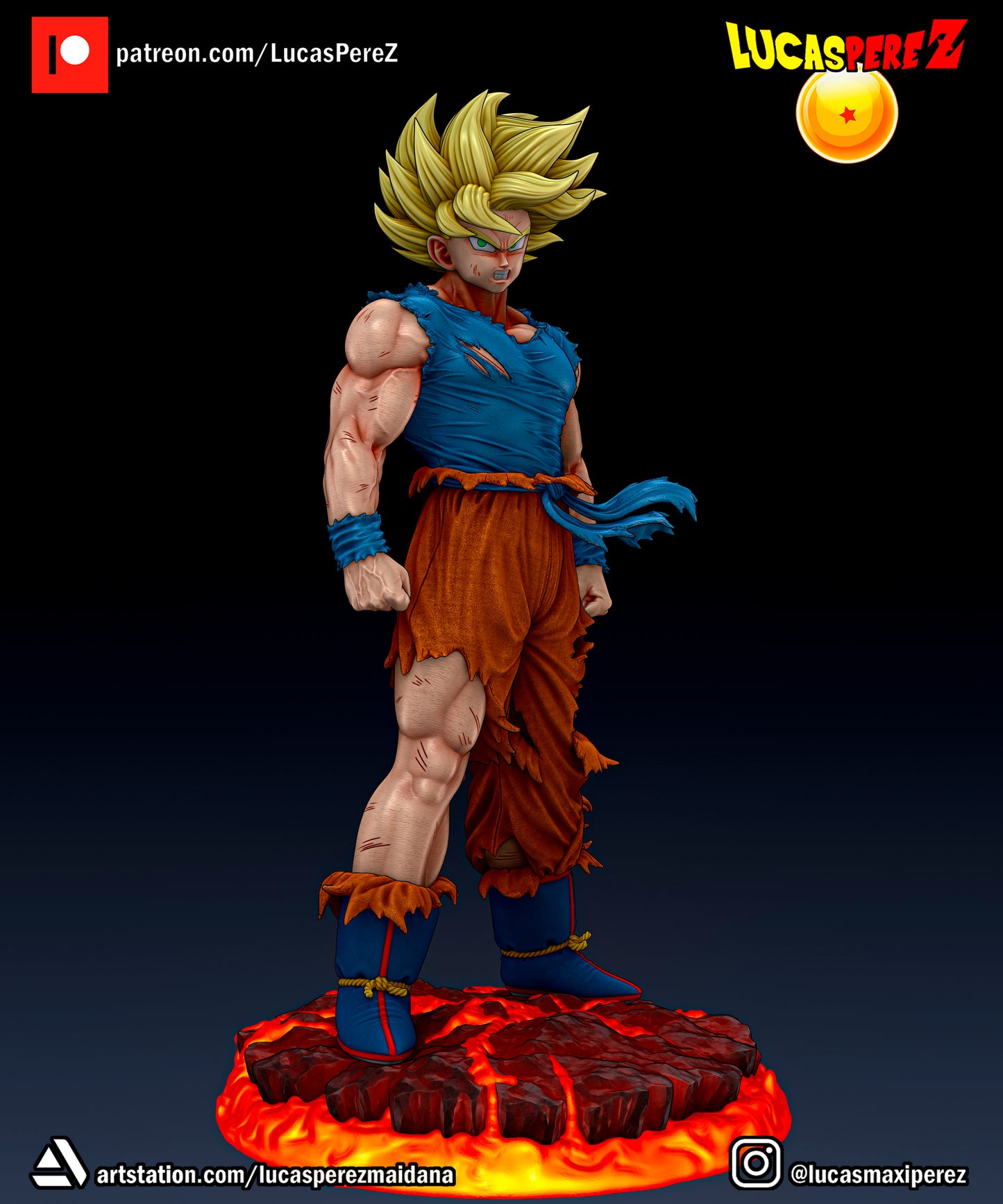 Goku super saiyan (saga freezer)