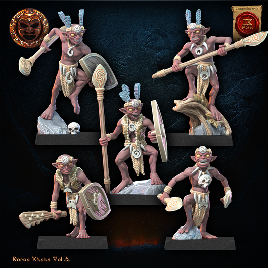 Yarablin Unit with Spears/Shield/Paired Weapons
