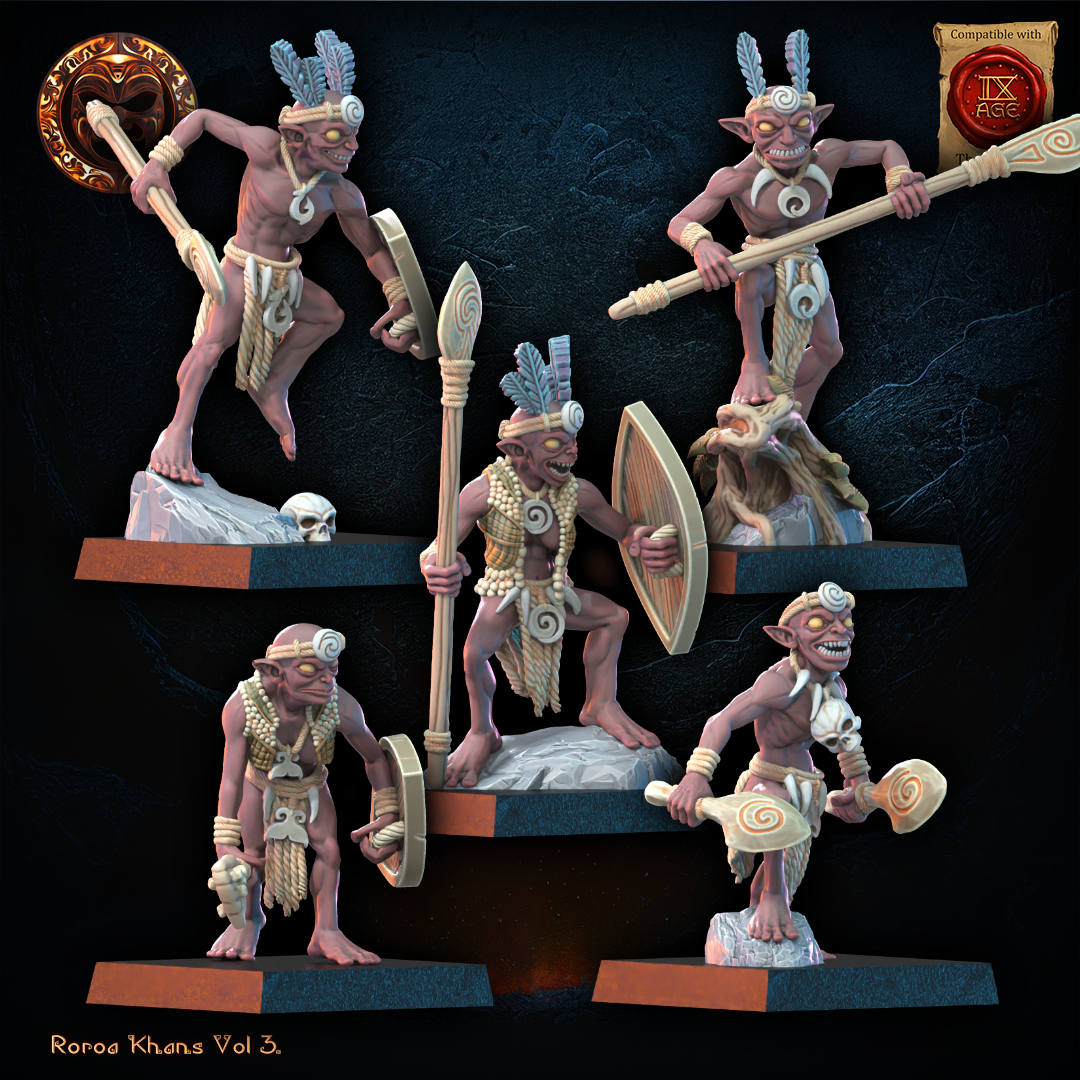Yarablin Unit with Spears/Shield/Paired Weapons