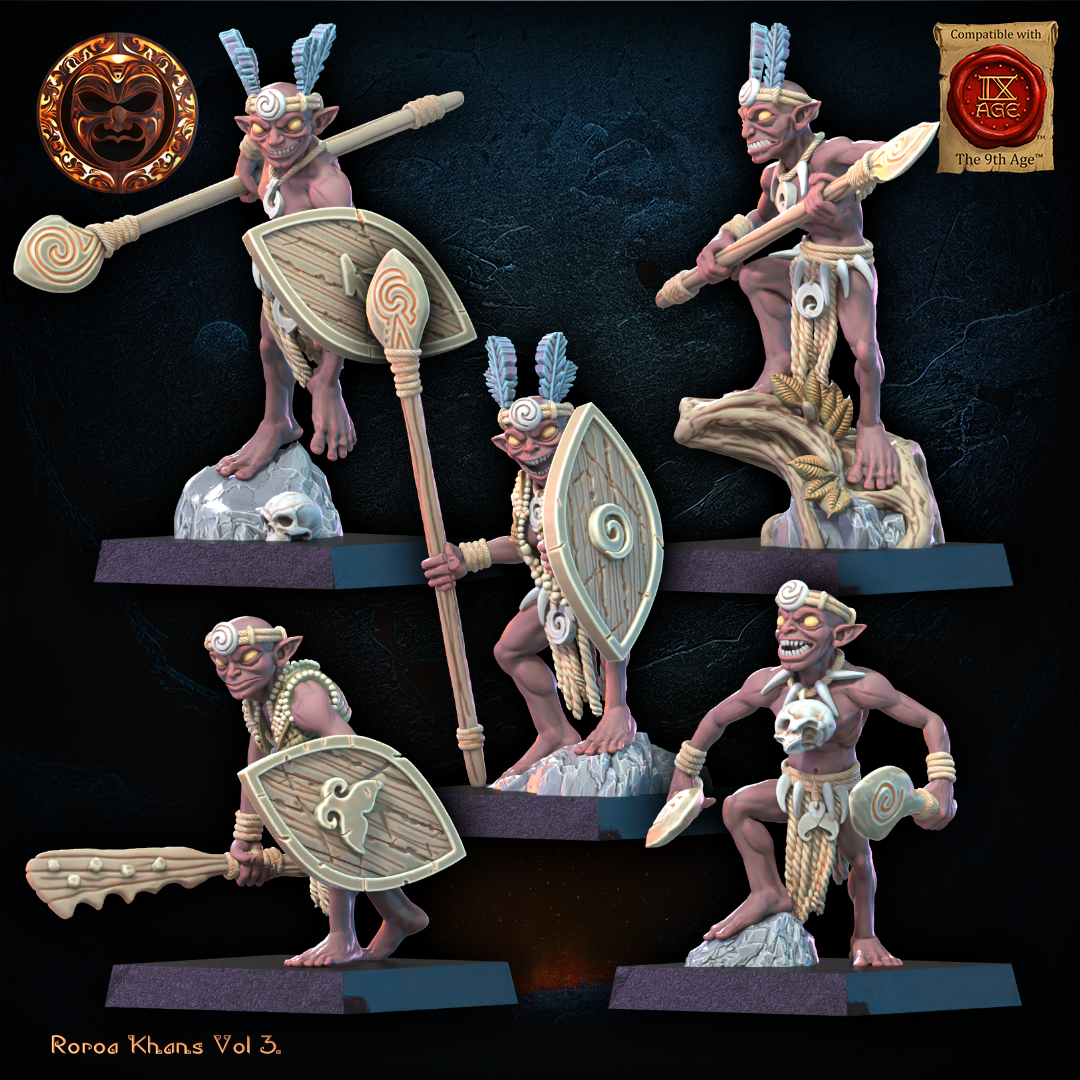 Yarablin Unit with Spears/Shield/Paired Weapons