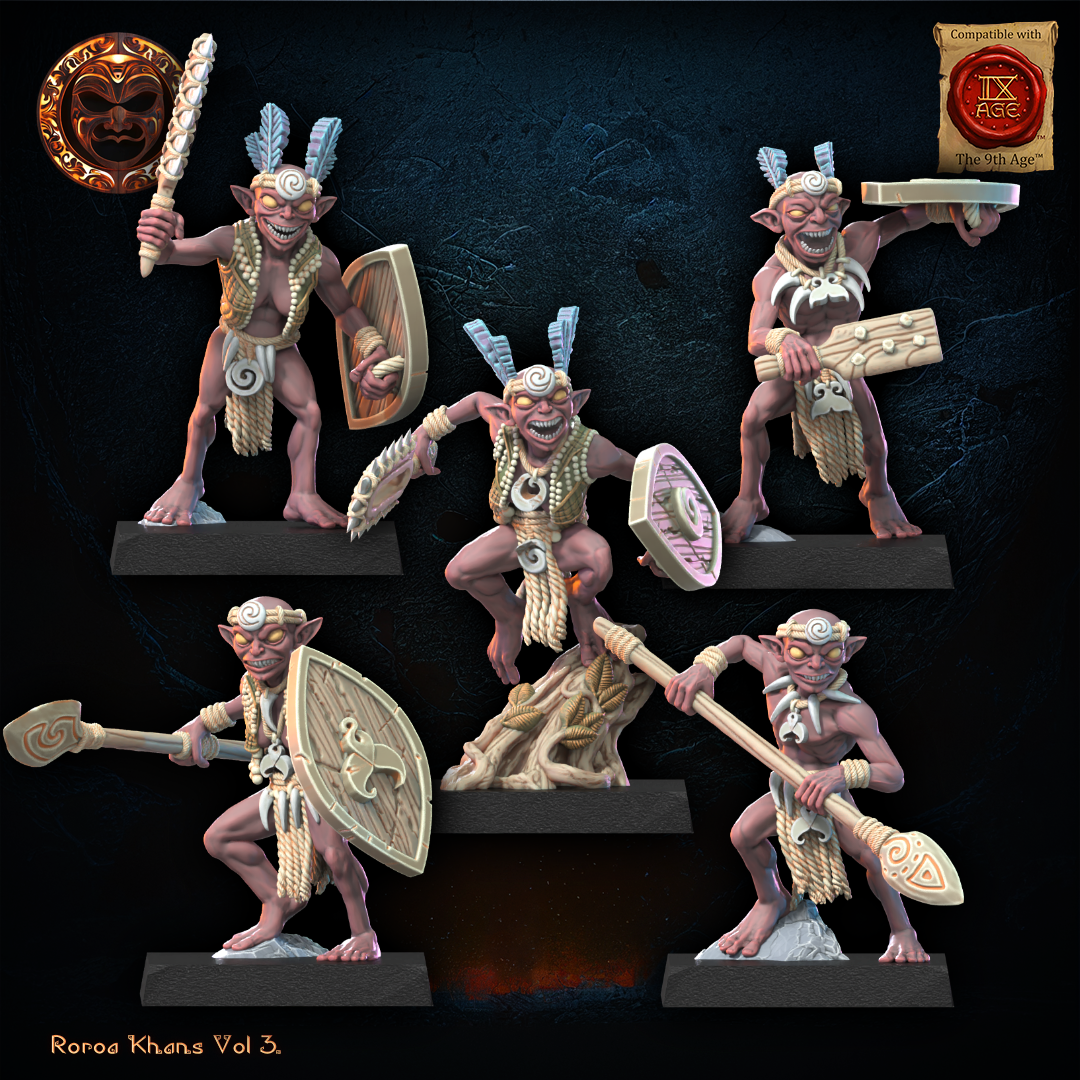 Yarablin Unit with Spears/Shield/Paired Weapons