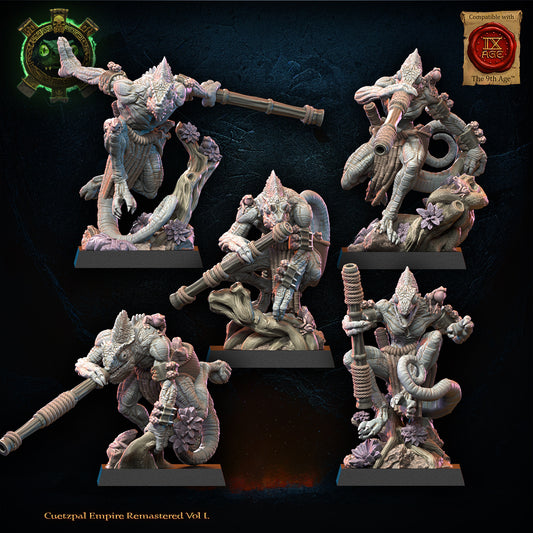 Kuaxotl Unit with blowpipes