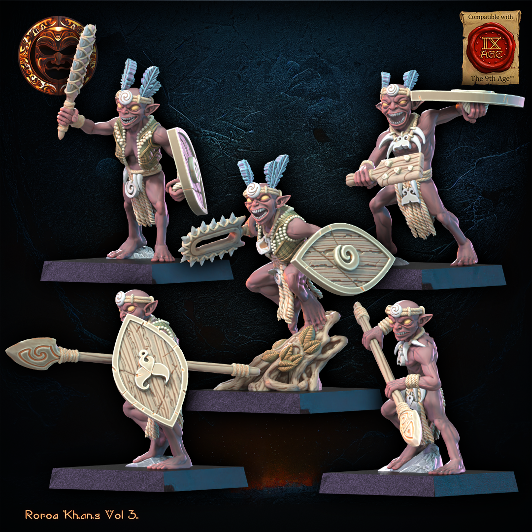 Yarablin Unit with Spears/Shield/Paired Weapons