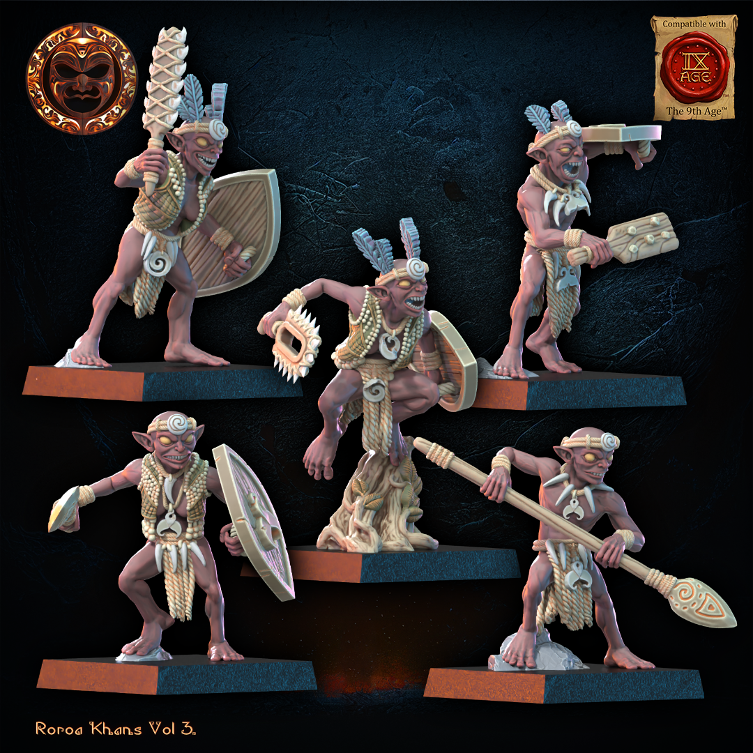 Yarablin Unit with Spears/Shield/Paired Weapons