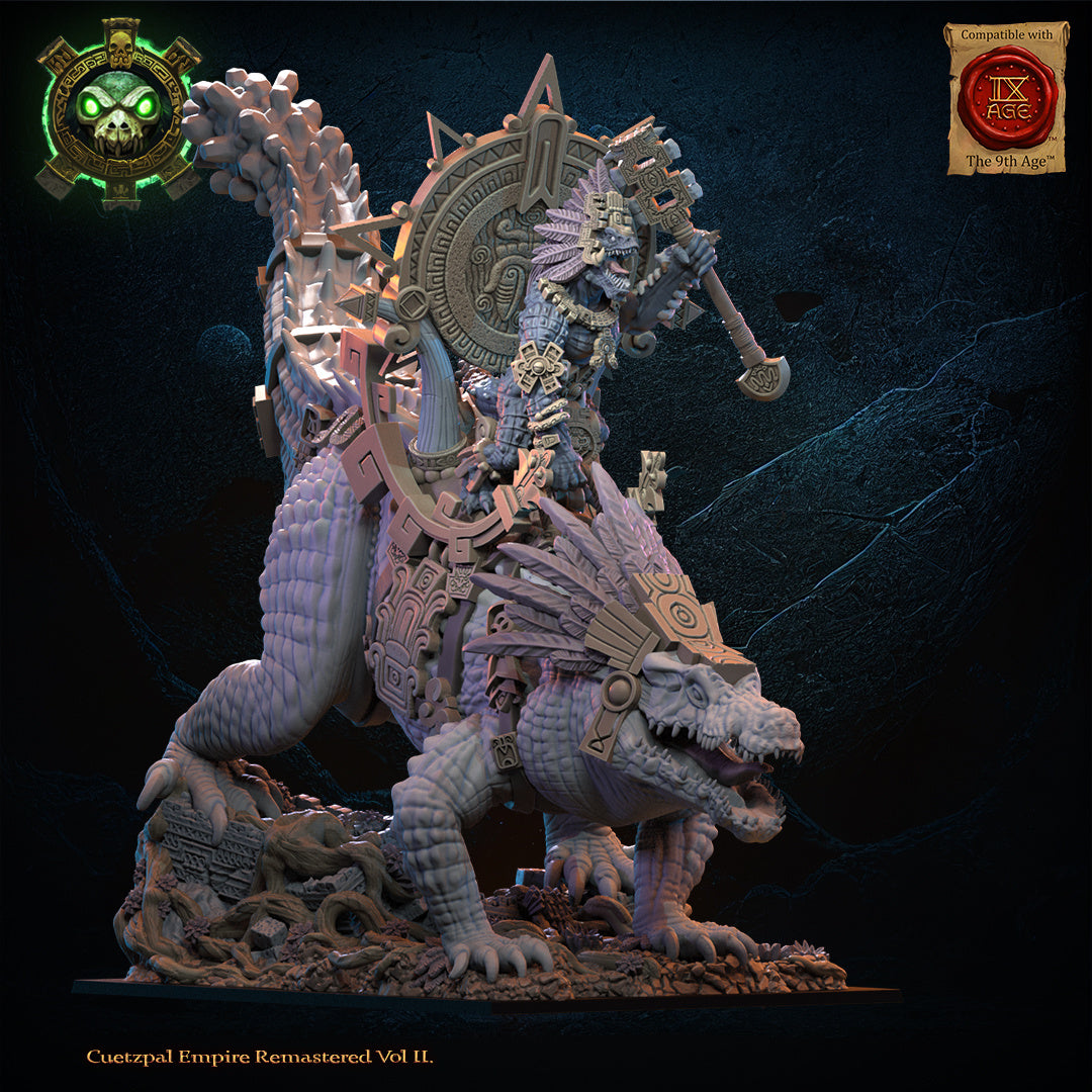Citlallicue, Cipactli Heroine on Deinosuchus