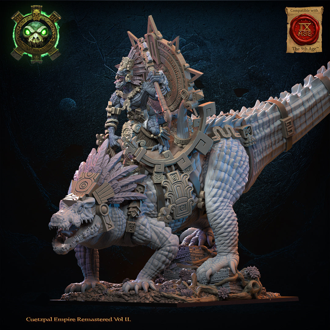 Citlallicue, Cipactli Heroine on Deinosuchus