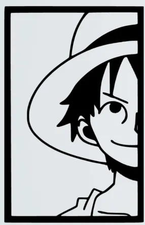 Luffy Silueta